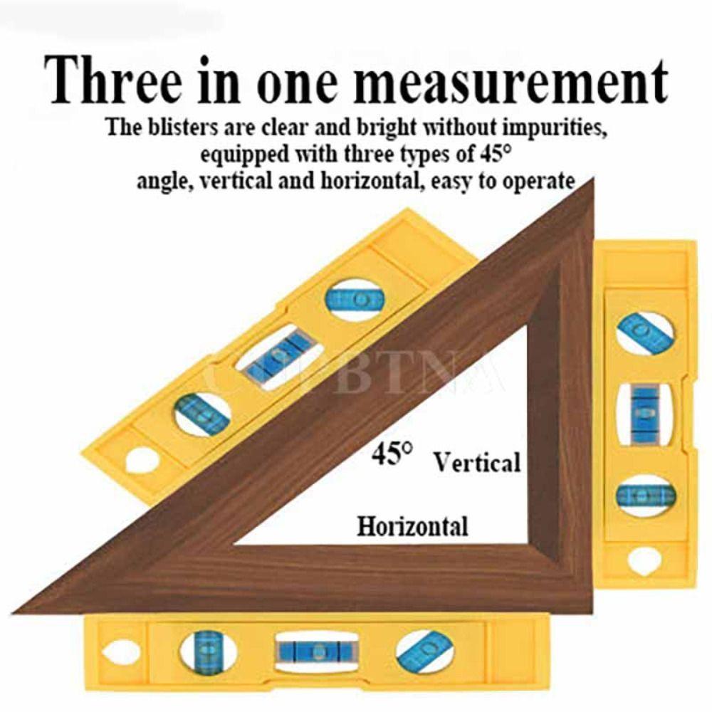 Tool For Carpentry Tool Laser Level 3 Bubble Level Horizontal Ruler Strong Magnetic Gradient