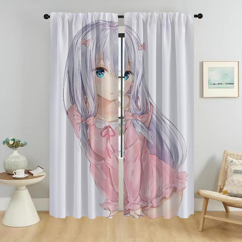 Eromanga Sensei Хэллоуин украшения шторы для гостиной занавески перегородки домашнего интерьера шторы 2 шт оттенки кухня