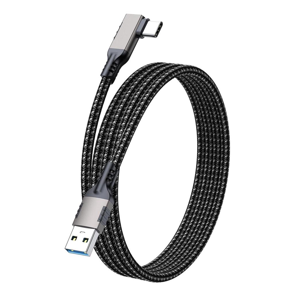 POTRRCIUSUER 5м Прямоугольный к USB Gen 10 Гбит/с Передача данных 60 Вт PD Быстрая зарядка для и Игра Цвет Gundam USB-C Кабель, USB-A Type-C, 3.1 2, Высокоскоростной