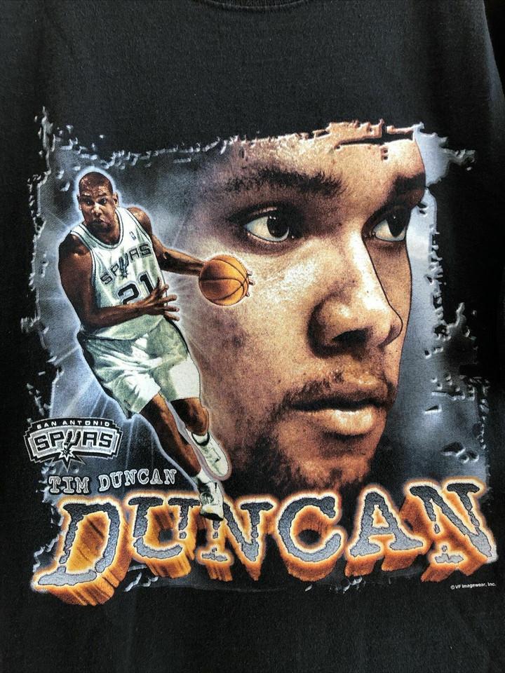Tim Duncan Shirt Black Tee All Sizes Unisex S-5Xl