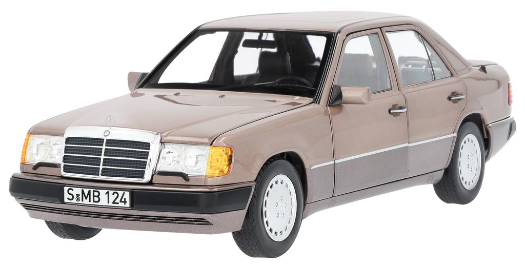 Подлинная 230E W124 Масштабная модель из розового дерева [Коллекция Mercedes-Benz] (1989-1993) 1/18