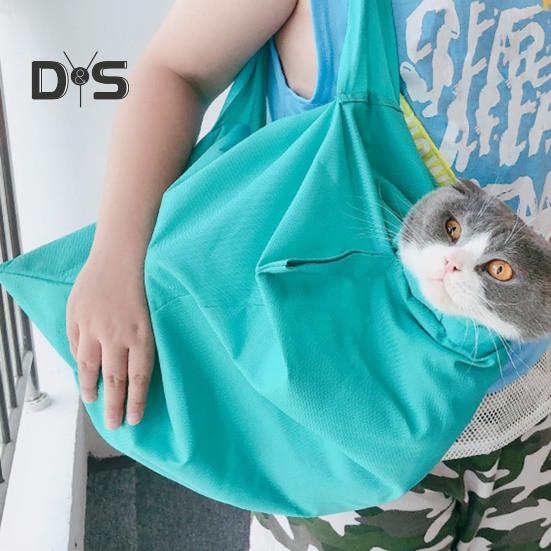 Кошачья сумка-переноска для взрослых кошек, сумка для ухода за шерстью, устойчивая к царапинам, дышащая холщовая сумка для стрижки когтей, моющаяся сумка для кошек, для ухода за когтями