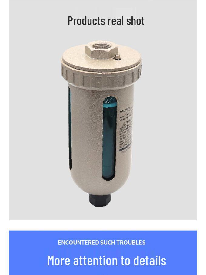 SMC Type 402 Air Compressor Filter & Oil-Water Separator with Automatic Drain (AD402-04)