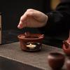 Грубая керамическая чайная посуда Набор для подогрева чая Каминный набор Окружающий камин Инструменты для приготовления чая Чайная посуда Подогреватель для чая Ароматный чай