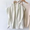 Retro simple and versatile big triangle scarf women's spring summer high-end feeling bag headscarf scarf shawl fart curtain decoration
