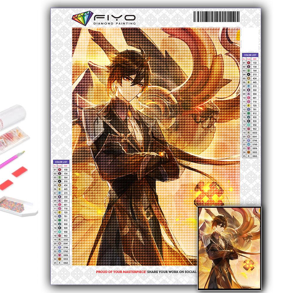 Алмазная картина Genshin Алмазная мозаика Ремесло Алмазная вышивка Картина