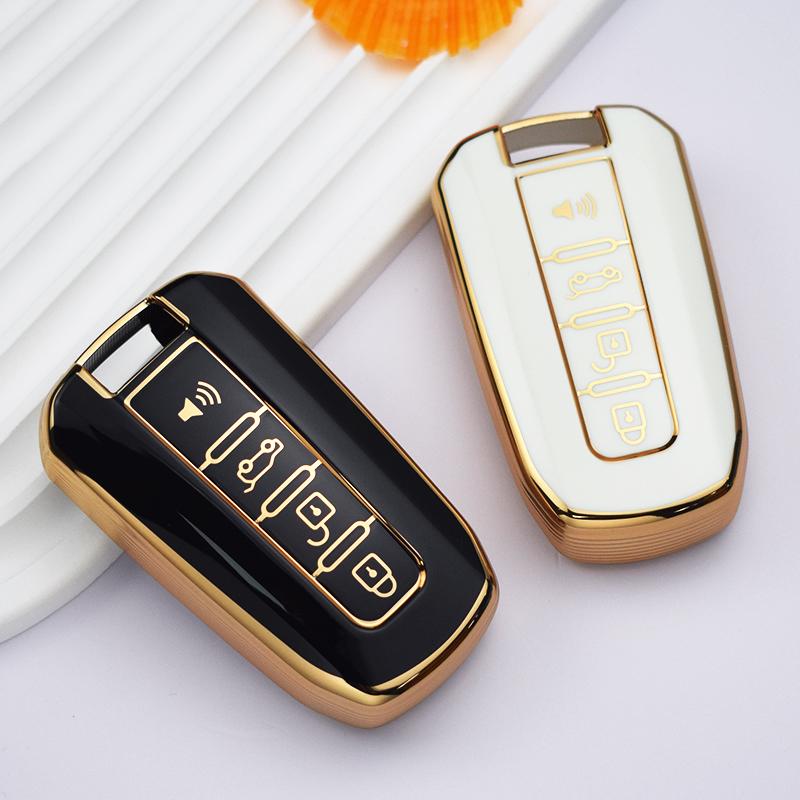 3 4 кнопки ТПУ смарт-чехол для автомобильных ключей брелок для Ssangyong Korando Rexton Actyon Kyron Rodius Tivolan Korando C Rexton W держатель брелок в виде ракушки
