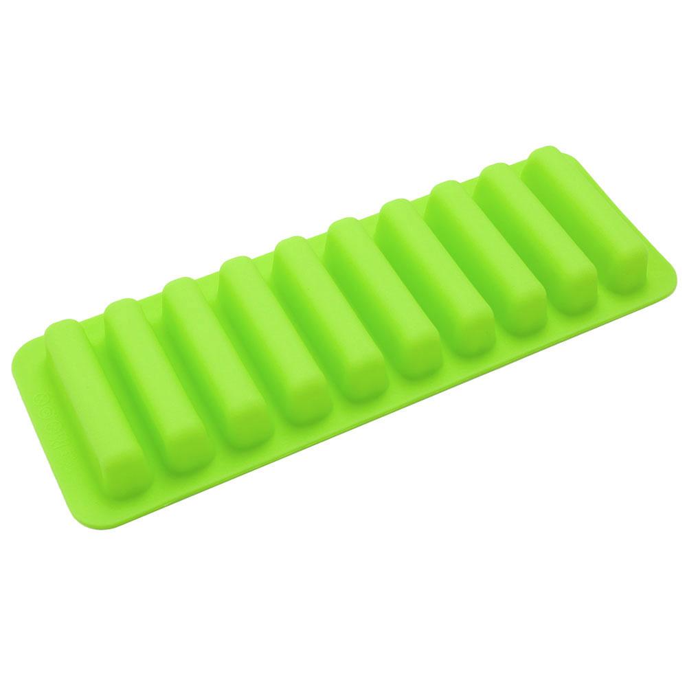 Silicone World 10 ячеек Форма для кубиков льда из силикона в форме пальца, Форма для маффинов, печенья, мороженого, шоколада