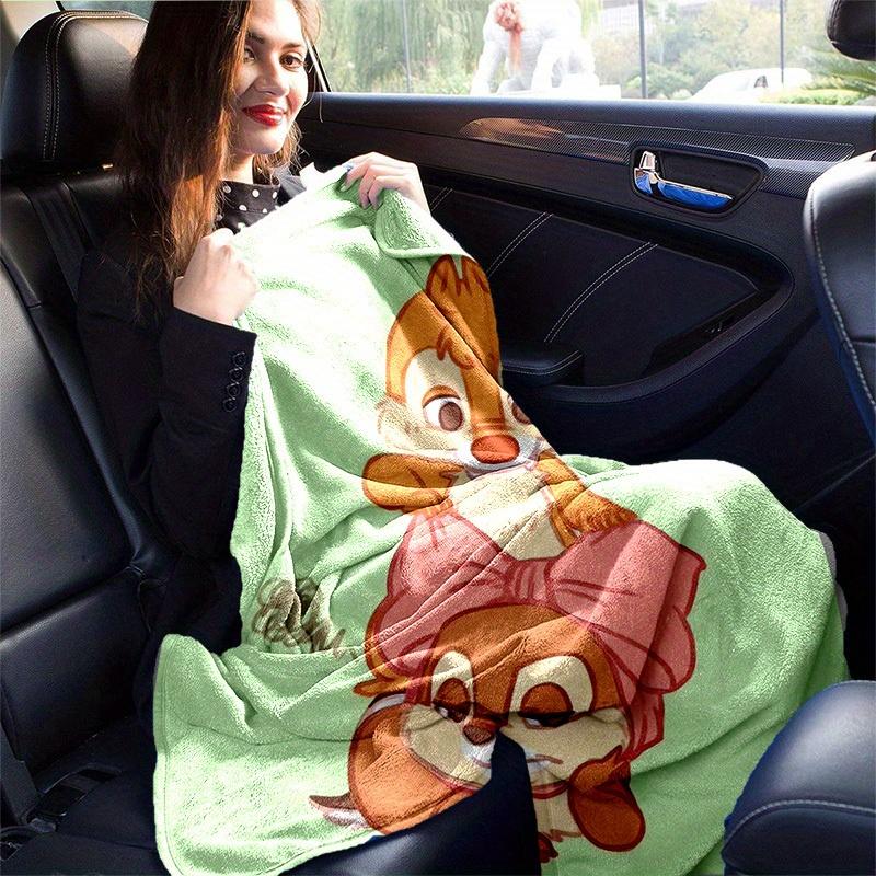 1 шт., Очаровательное одеяло с чипом и Дейлом, Милые мультяшные персонажи для декора комнаты, Идеальный подарок для друзей, Мягкое для сна, Рожд