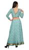 Moomaya Two Piece Long Skirt And Crop Top Printed Indian Ethnic Set For