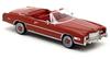 Brekina Scale HO Scale Cadillac Eldorado Convertible 1975 Red Diecast Model Car 1/87