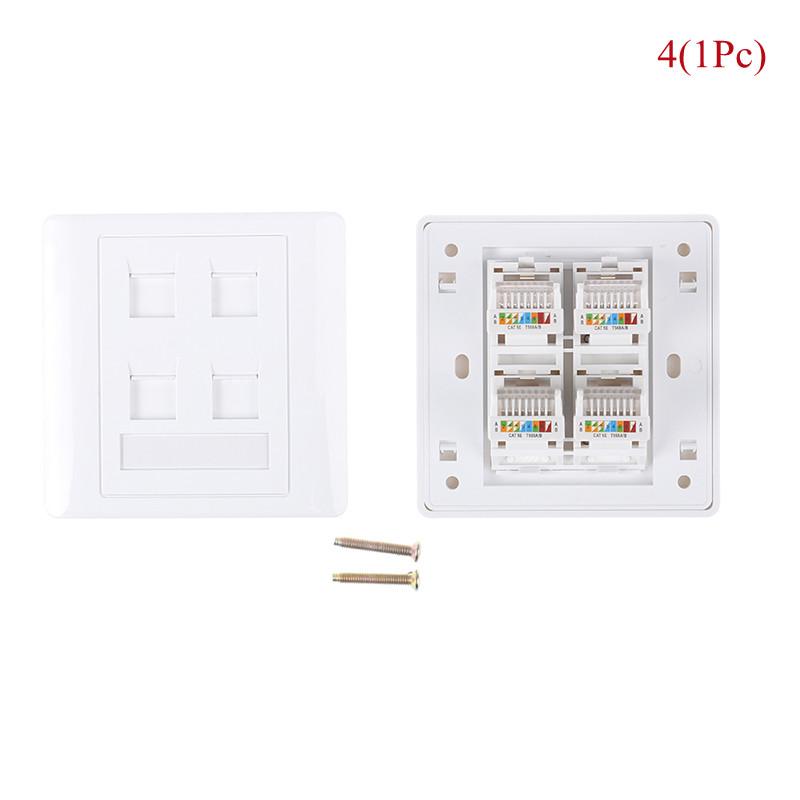 86-типовая компьютерная панель розеток сетевого модуля Cat5E Rj45, интерфейсная розетка