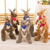 Baby Kids Home Decor Doll Toy Kangaroo Plush Toy Stuffed Animal Doll Parent-Child Toys Stuffed Toy