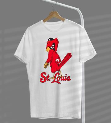 РАСПРОДАЖА Ст. Белая футболка для бейсбола Louis Cardinals Все размеры Унисекс