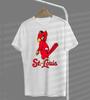 РАСПРОДАЖА Ст. Белая футболка для бейсбола Louis Cardinals Все размеры Унисекс