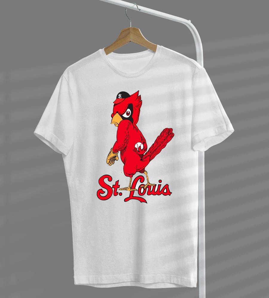 РАСПРОДАЖА Ст. Белая футболка для бейсбола Louis Cardinals Все размеры Унисекс