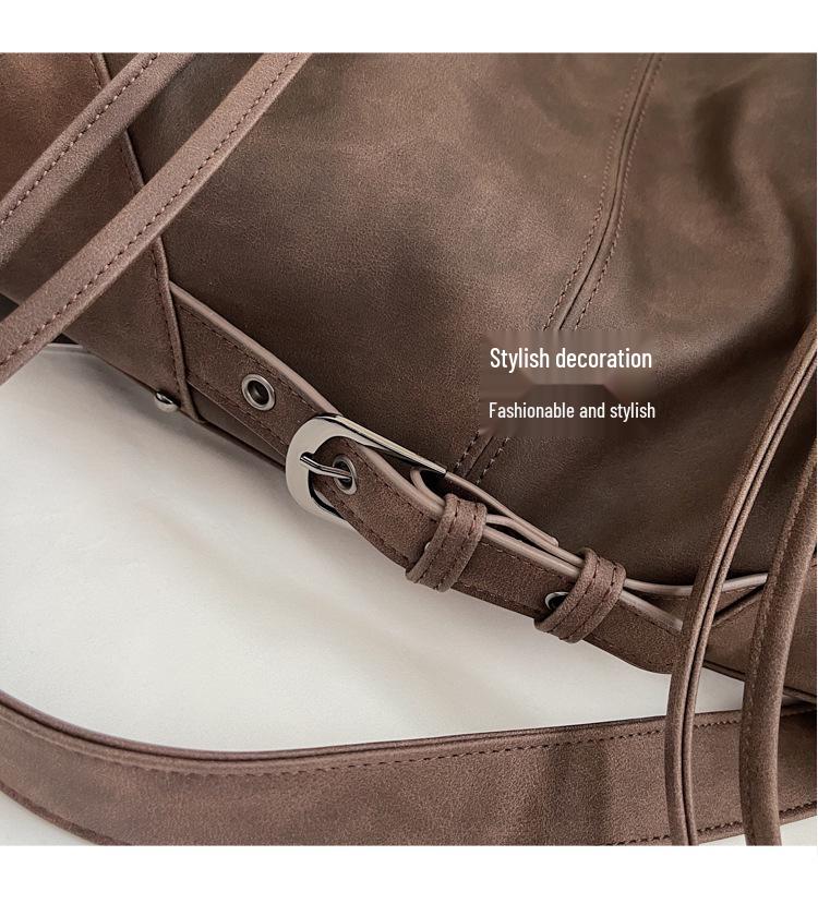 2025 Retro Motorcycle Crossbody Bag: Stylish & Spacious One-Shoulder Handbag for Women