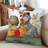 Наволочка с мультяшным принтом «Винни Пух и друзья» для уютного декора Чехол для подушки на диван, украшение для дома для спальни