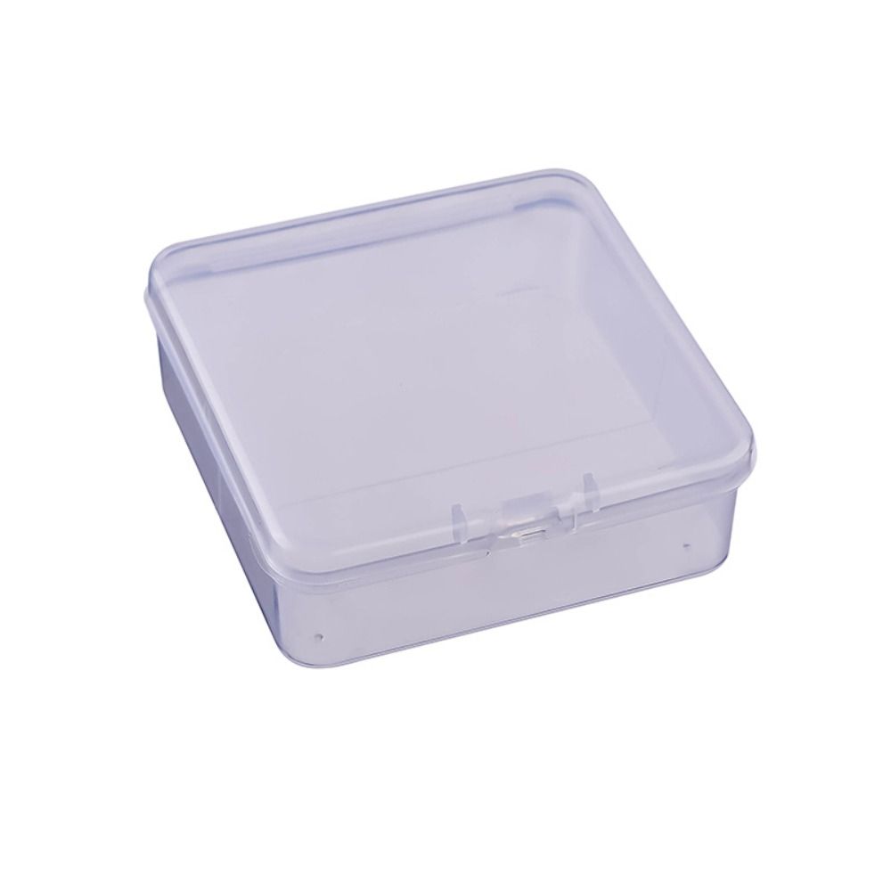 Mini Transparent Organizer Box Transparent Dustproof Storage Boxes Jewelry Storage