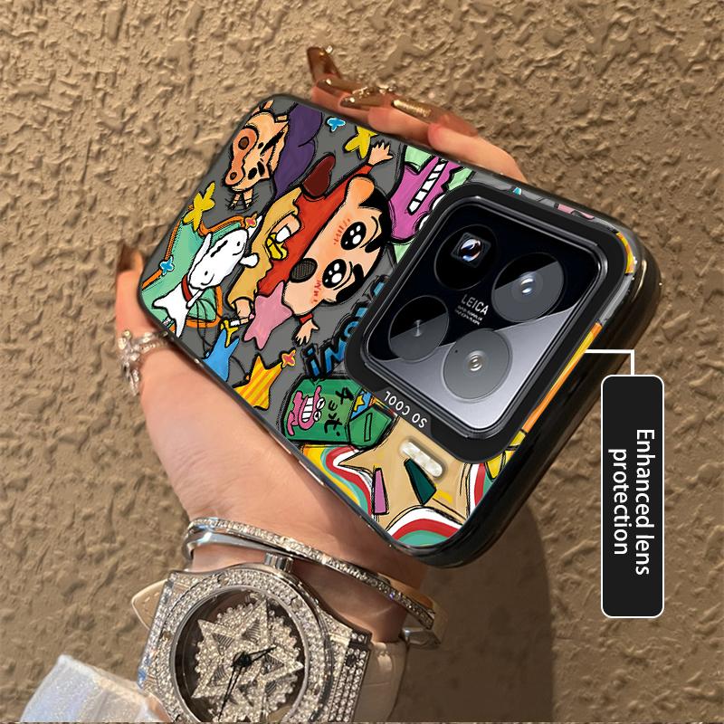 Cartoon C-Crayon Shin-chans Hard Case for Xiaomi Mi 15 14 14T 13 13T 12 12T 12X 12S 11 Lite POCO F6 F5 X6 X5 M6 Pro 5G 4G Cover