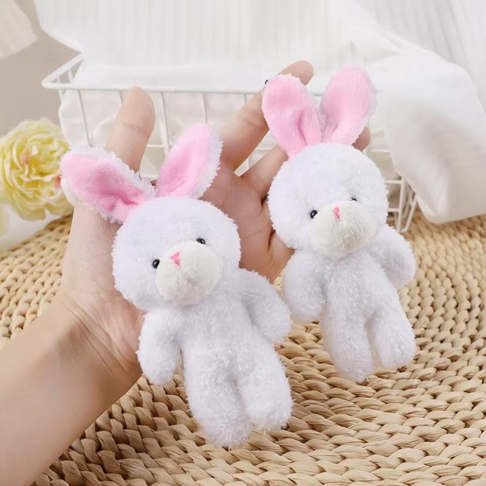 1/2Pcs Bouquet Accessories Bunny Plush Dolls Rabbit Easter Basket Fillers Bag Pendant  Kids Birthday