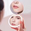 Round Fashion with USB Charge Led Light Cosmetics Tool 2X Magnifying Mirror Luminous Makeup Mirror