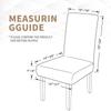 1/2/3/5/4/6 шт. Водонепроницаемый жаккардовый регулируемый чехол для стула 2024 Однотонный роскошный чехол для стула для обеденного стола для дома, столовой