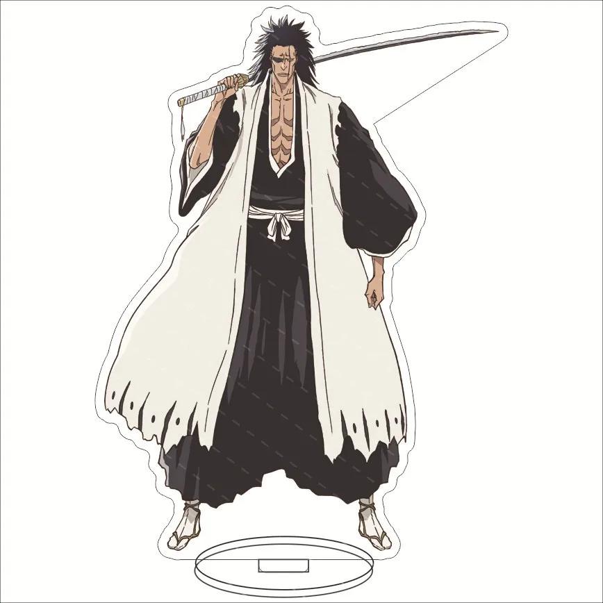 Аниме BLEACH Акриловые Декоративные Поделки Игрушка 15 см Ичиго Куросаки Айзен Сосуке Коллекционные Фигурки Настольное Украшение Дома