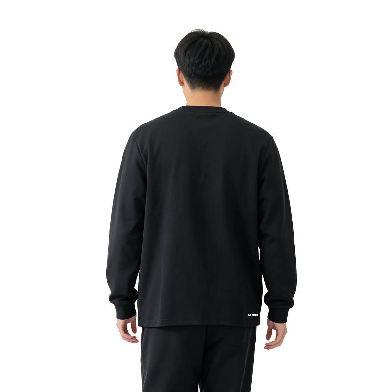 Men's Li-Ning Sweatshirts Men's Black Crew Neck Moderate Other