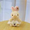 Cute Rabbit Soft Plush Doll  With Soft Short Fur And Pp Cotton Filling Kids For