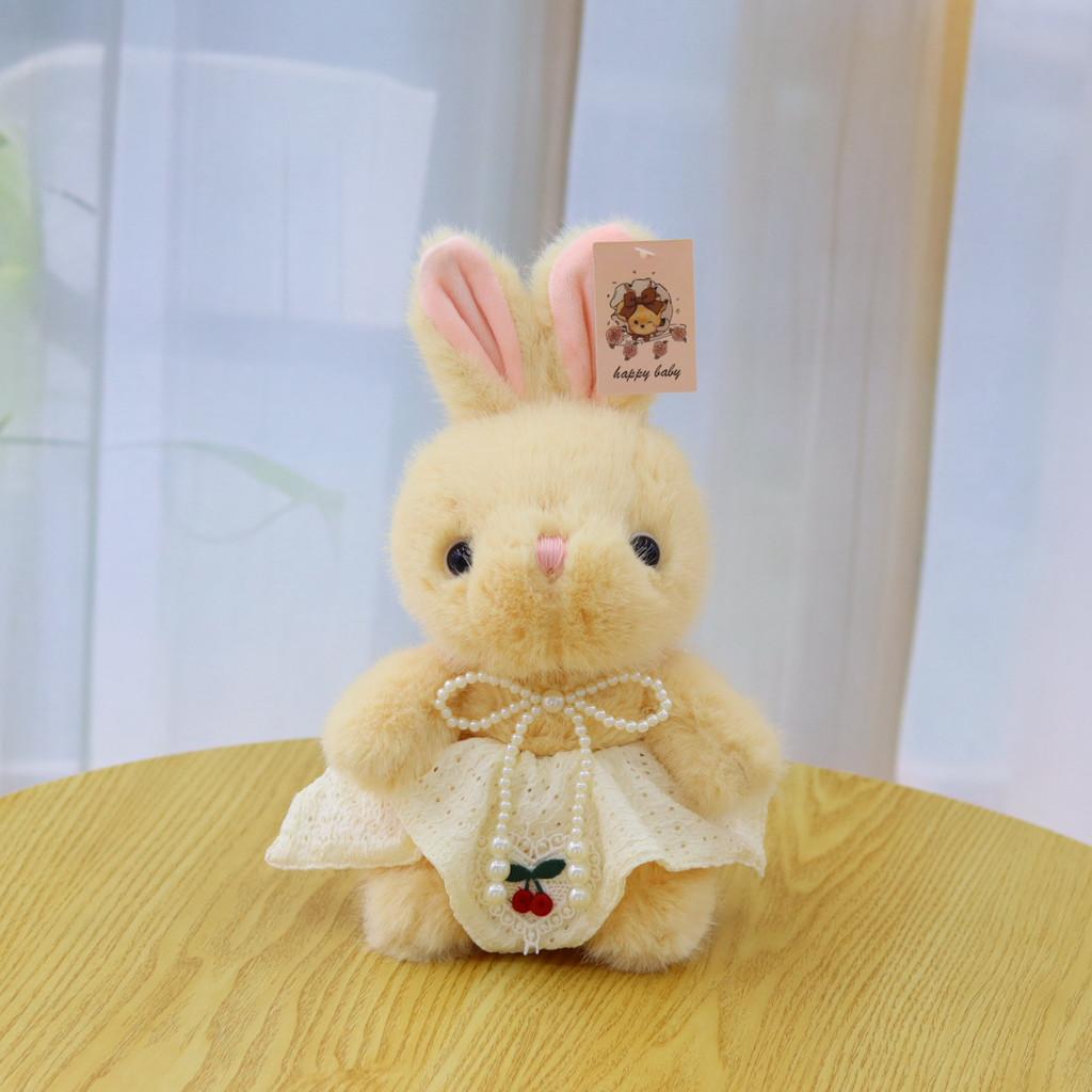 Cute Rabbit Soft Plush Doll With Soft Short Fur And Pp Cotton Filling Kids For