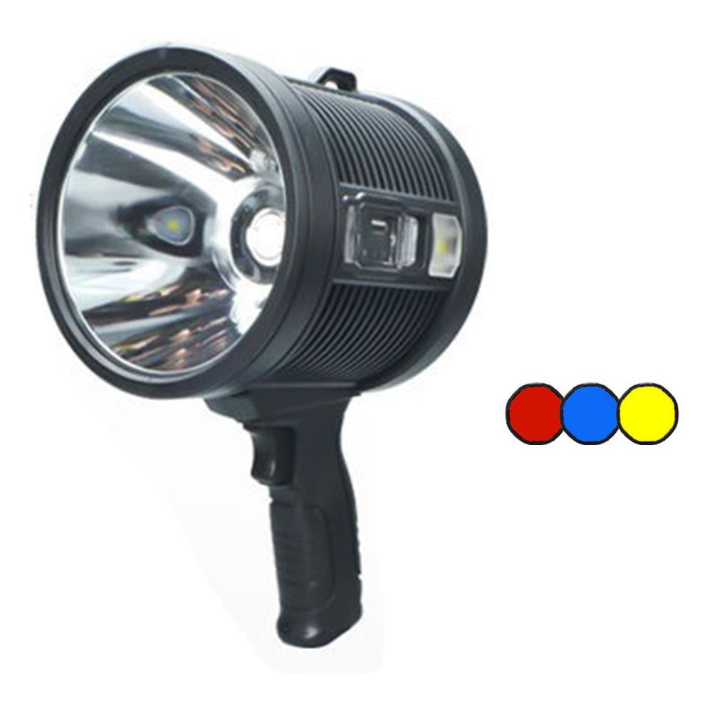 Высокая мощность, высокая яркость, портативная USB-перезаряжаемая лампа на солнечной энергии, водонепроницаемый фонарик