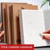 Thick Paper Kraft Paper Notebook Horizontal Line Blank Book Square Line Notebook Study Office