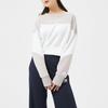 (WMNS) New Balance Athletics Sweatshirt Asia Sizing 'Wonder Mauve White' Women's AWT11503-WM
