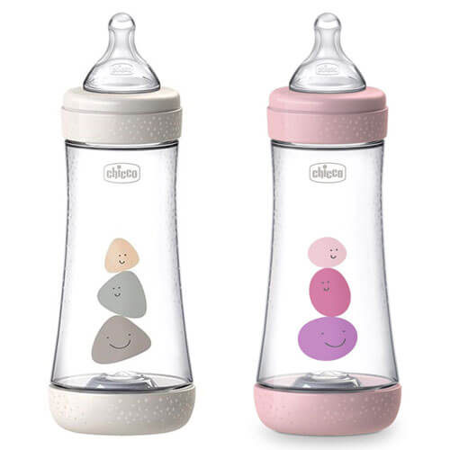 Chicco Perfect5 Silicone Bottle w/ Fast Flow 4m+ 300mL