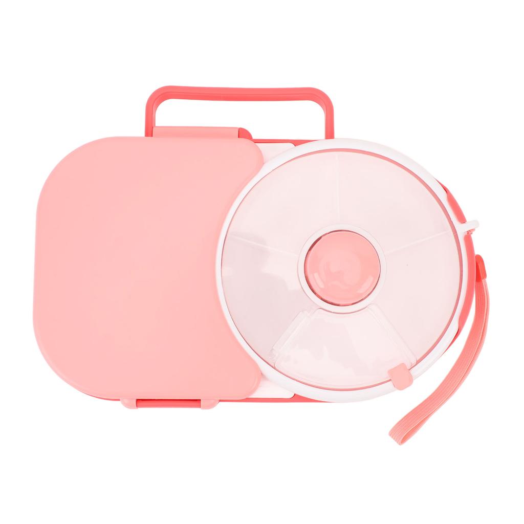 Snack Rotating Bundle with Lid Multifunctional Sealed Fruit Tray Damp Proof Rotating Snackle Box