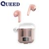 Transparent Shell Bluetooth Headset Semi-in-ear Digital Display Wireless Headset Sports Headset Long Battery Life