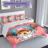 3pcs One Piece Tony Tony Chopper pattern bedding set duvet cover set includes duvet cover &pillowcases, perfect all season bedroom decoration & gift