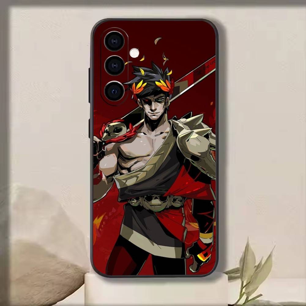 Hades   Чехол для телефона Samsung Galaxy A73, A72, A71, A70, A53, A52, A51, Мягкий силиконовый черный чехол