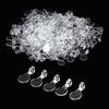 200Pcs 16*8Mm Acrylic Clear Jewelry Bails Diy Crafting Charm Hooks For Cabochons