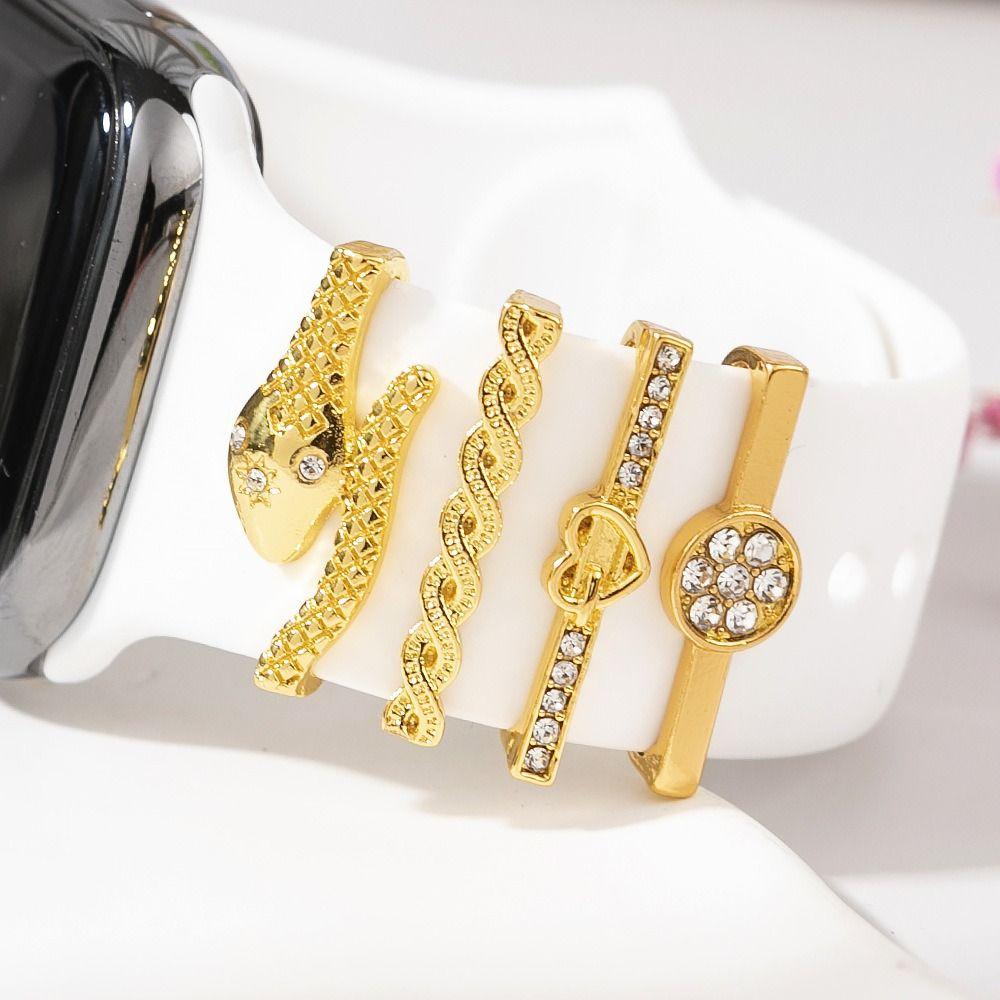 Браслет для часов, орнамент, бриллиантовый ремешок, подвески, новое декоративное кольцо, ремешок, аксессуары