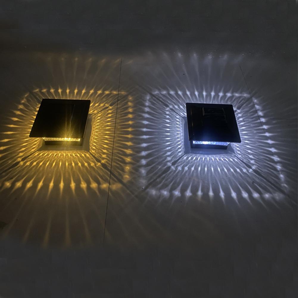 Солнечный свет, колонна, забор, пейзажная лампа, водостойкая патио, забор, ворота, уличный фонарь, 800 мАч, 6500 К/2800 К для наружного дома, двора, сада