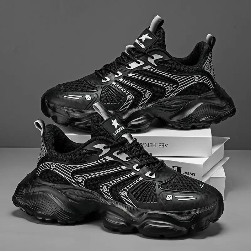 Модная мужская обувь для отдыха, мода 2024, кроссовки, сетчатые, теннисные, повседневные, мужские, походные, классические, оригинальные, дешевые, распродажа, корейский стиль