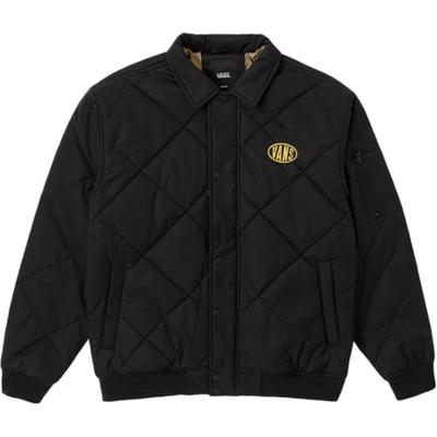 Vans Поло Повседневная Удобная Куртка С Длинным Рукавом Унисекс Куртки Черный VN000HNCBLK