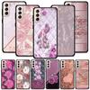 Чехол для телефона Samsung S21 S20 Ultra S10 Plus Lite S21 S20 Fe 5g Galaxy S10e S9 S8 S7 Edge Shell Rose Pink Purple Bling Pattern