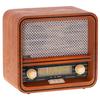 Radio Rétro AM / FM, Bluetooth, Tuner Manuel, Port USB, Boîtier En Bois Vintage Camry CR1188 Marron 00099