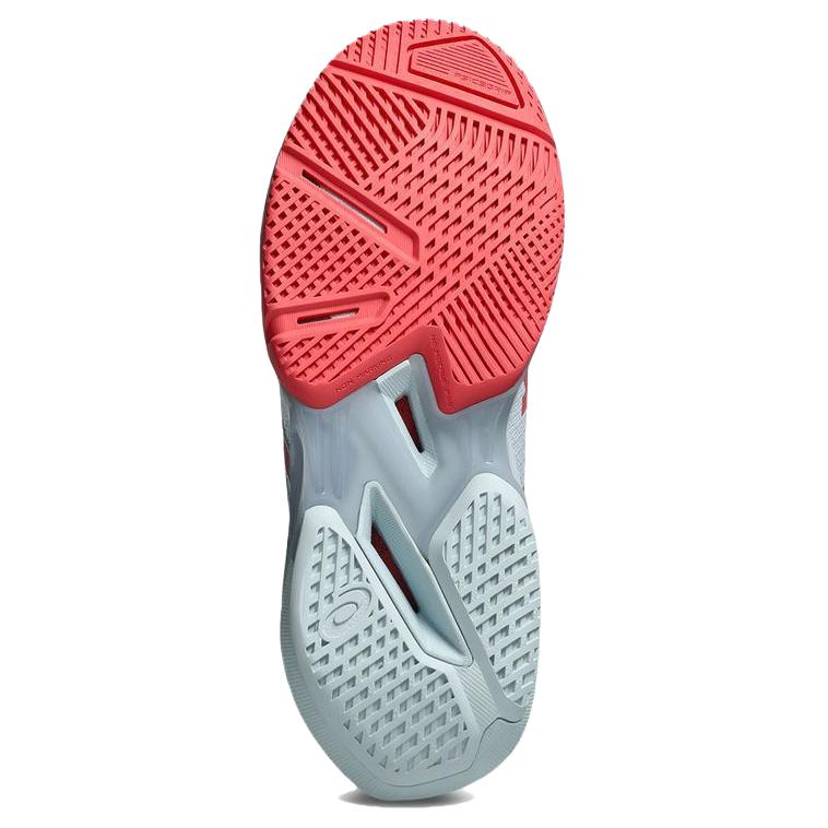 Asics SOLUTION SPEED FF 4 Низкие Теннисные Кроссовки Женские Серый Белый 1042A307-400