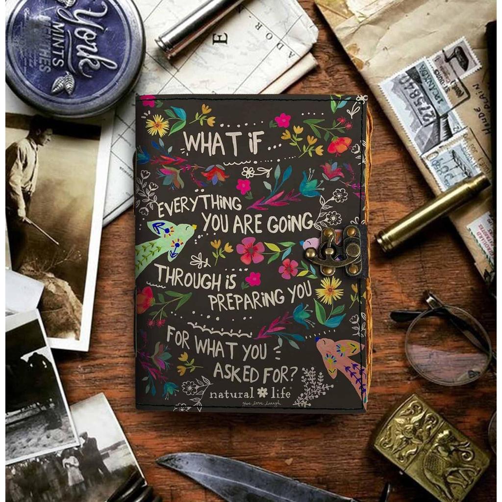 Винтажный дневник с кожаным принтом, дневник на 200 немаркированных старых страниц для офиса и личного использования, путешествий и пустого блокнота для рисования