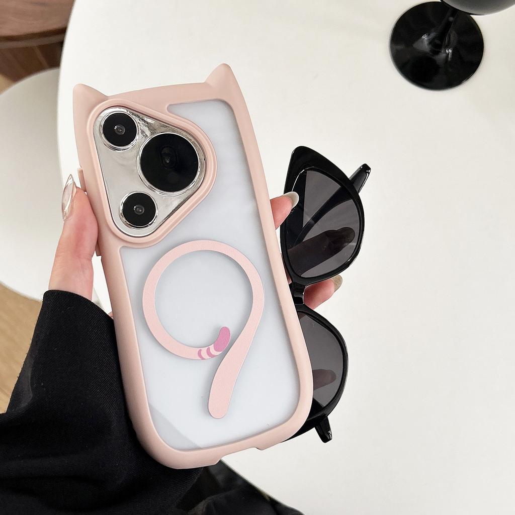 Силиконовые кошачьи ушки для чехла мобильного телефона Apple 11PROMAX прозрачный акриловый защитный чехол для iphone11 11 жесткий