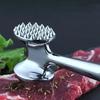 Solid Stainless Steel Meat Tenderizer Mallet Heavy Duty Kitchen Tool for Tenderizing Steak Pork Chicken Meat 4